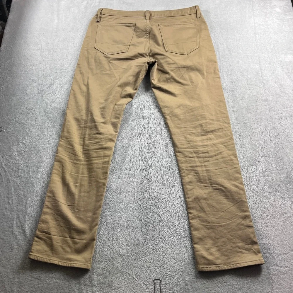 Banana Republic Travel Jeans Mens 33x32 Slim Fit‎ Khaki Tan Stretch Pants